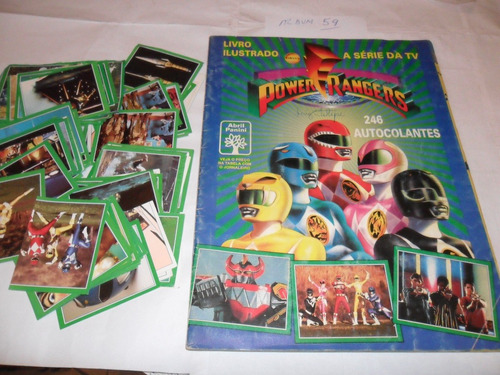 Álbum - Power Rangers - A Série Da Tv - Abril-panini - A59