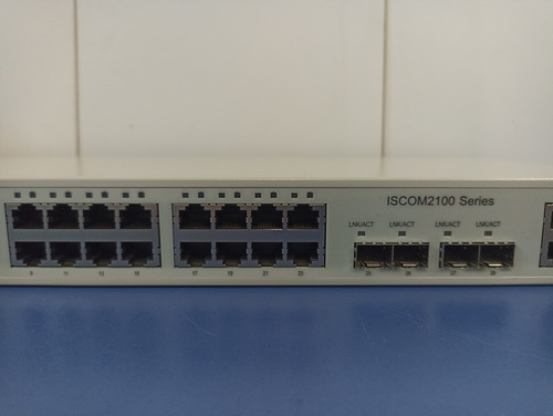 Switch Raisecom Iscom 2100 Séries 28 Portas Garantia E Nf-e (Usado)