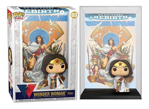 Funko Pop Comic Covers Wonder Woman 80 Aniversario Rebirth