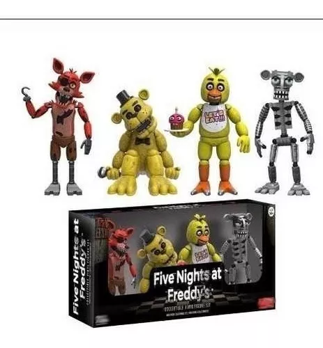 COMO SERIA SE FREDDY,BONNIE,CHICA E FOXY FOSSEM OS PRINCIPAIS ANIMATRONICS  DE TODOS OS FNAF'S