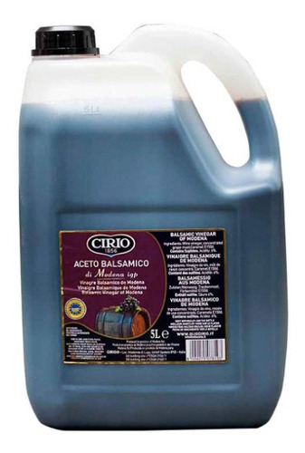 Vinagre Balsámico De Módena Cirio 5lt