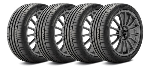 Kit 4 Pneus 225/35R19 ContiSportContact 5 Continental 88Y Aro 19