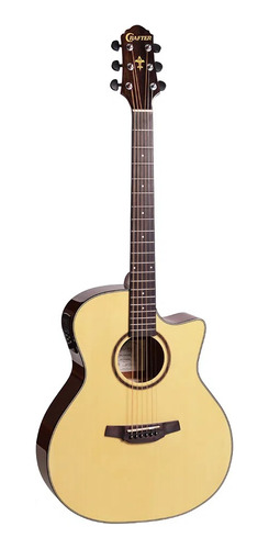 Violão Crafter Aço Hg-250 Ce N Cutaway Eletrico