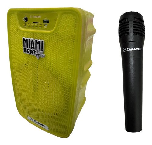 Bafle Recargable Amplificado 6.5 PuLG. Con Microfono