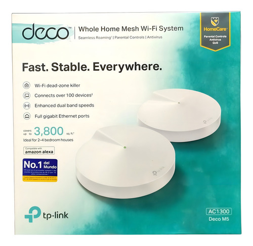 Tp-link Deco M5(2-pack) Access Point Sistema Mesh Ac1300 2 U