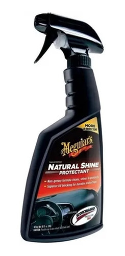 Imagem 4 de 7 de Renovador De Plásticos Natural Shine Protectant - Meguiars