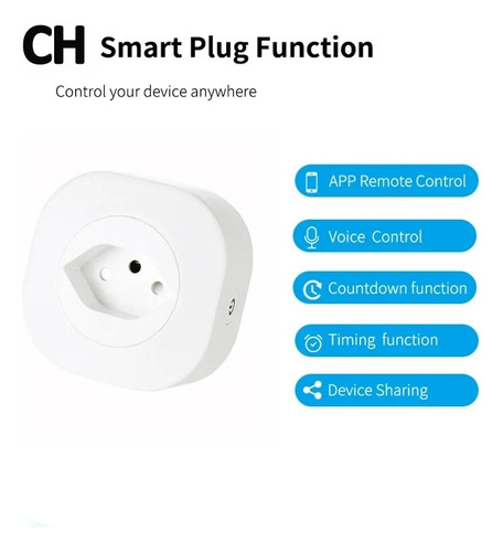 Enchufe Inteligente Wifi 220v 16a App Smart
