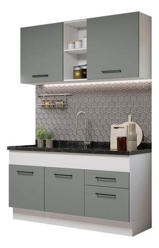 Cocina Integral Completa Modular Madesa Agata 150cm Bg 02