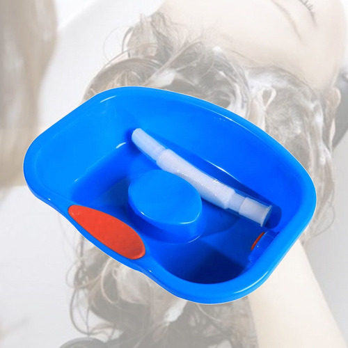 Fregadero De La Bandeja De La Tina Del Lavabo Del Pelo Azul