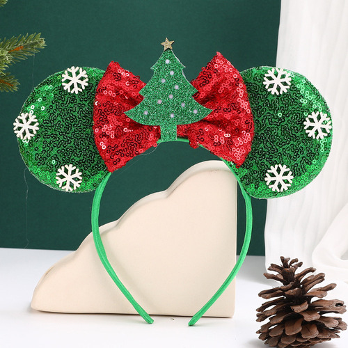 Diadema Navideña Con Forma De Orejas De Ratón De Pack Of 5
