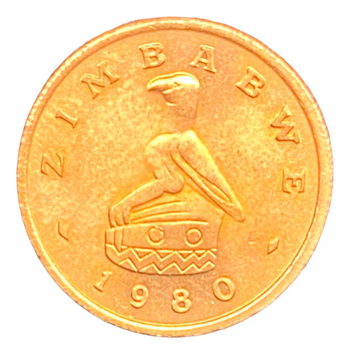 Zimbabwe - 1 Cent - Año 1980 - Km #1 - Unc - Escudo