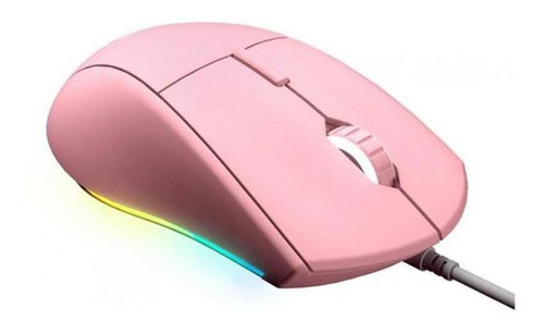 Mouse Gamer Cougar Minos Xt Rgb 6 Botões Rosa 4000dpi