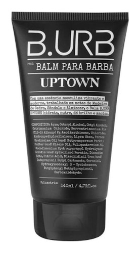 Balm Hidratante Para Barba Uptown B.urb 140ml