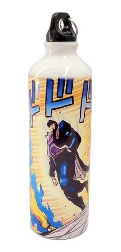 Termo Metalico Jojo's Botella De Agua Plateado O Blanco