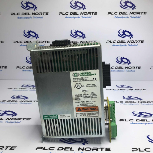 Emerson Ep202-p00-enr0 Epsilon Ep Contol Servo Drive 2 (Usado)
