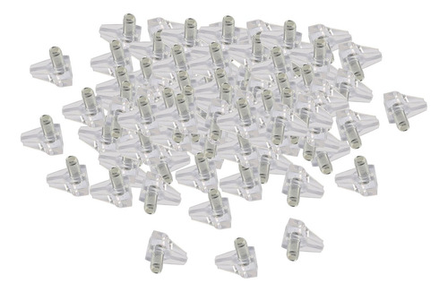 100 Pines Para Estantes, Clavijas Fijas Para Transparente
