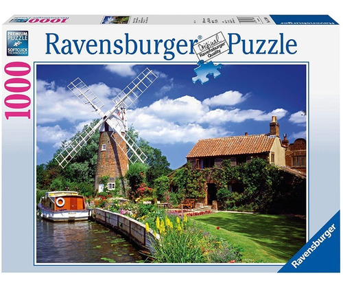Rompecabezas Puzzle 1000 Molino De Viento Ravensburger
