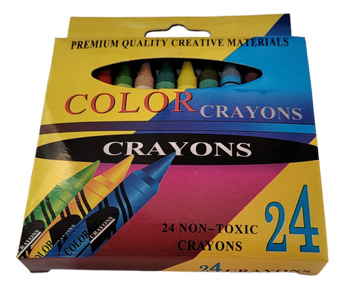 Crayones Crayola X 24 Colores Lavables No Toxicos Envios 