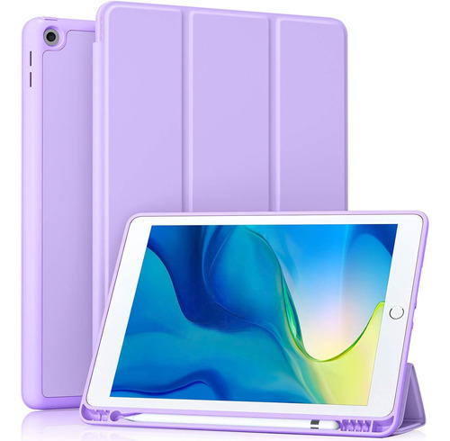 Funda Para iPad 9 8 7 Generación 10.2 Ranura Pen Smartcover