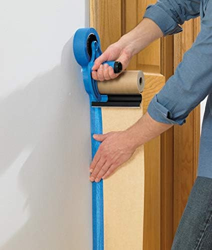 Scotchblue Painter's Tape And Paper Dispenser, Applies Ma...