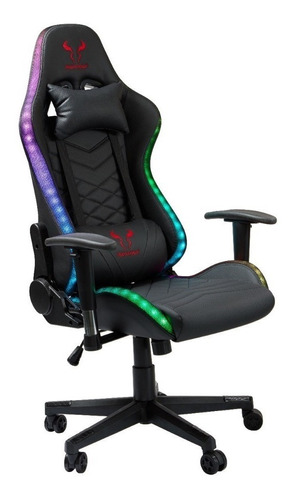 Silla Gamer Riotoro Spitfire X1s Led Rgb Negro 