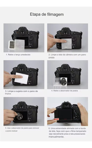 Pelicula Vidro Lcd Display Sony Ilce-7s Alpha A7s