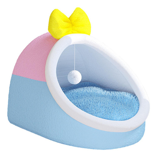 Cama Para Gatos, Cojín Para Dormir Para Gatos, Azul Claro M