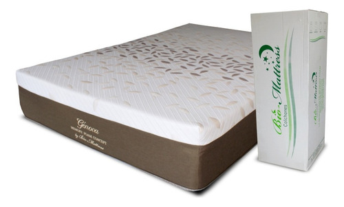 Colchon Bio Mattress Genova Memory Foam King Size Color Café