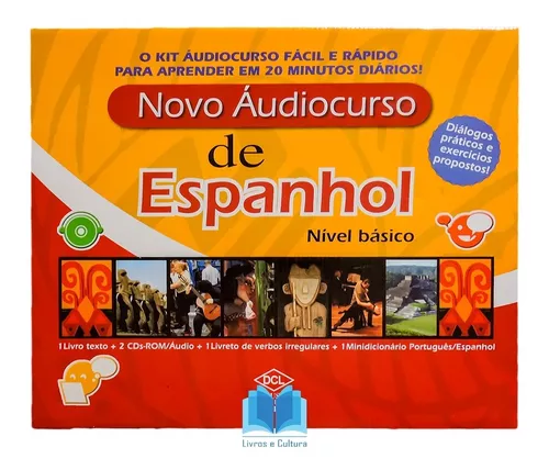 Espanhol em 5 Minutos Diários + CD: Aulas Divertidas e Simples Para  Aprender Espanhol em Poucos Minutos!