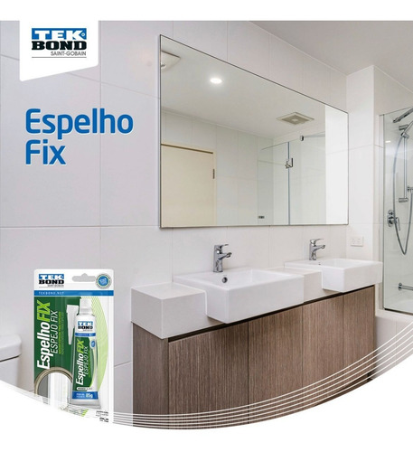 Imagem 4 de 7 de Adesivo Cola Fixa Espelhos Madeira Vidro Metal Alumínio 85g