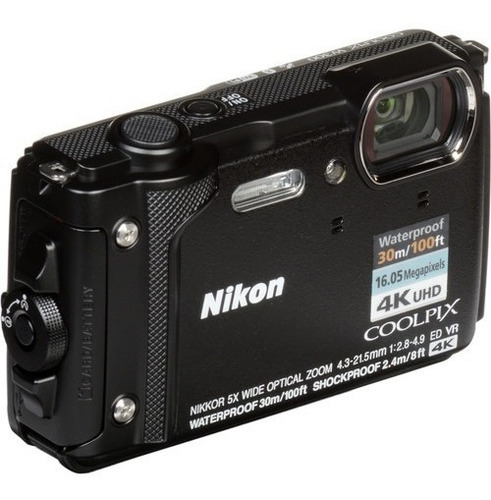 Câmera Nikon Coolpix W300 Wifi 4k Á Prova D'água 12x S/juros