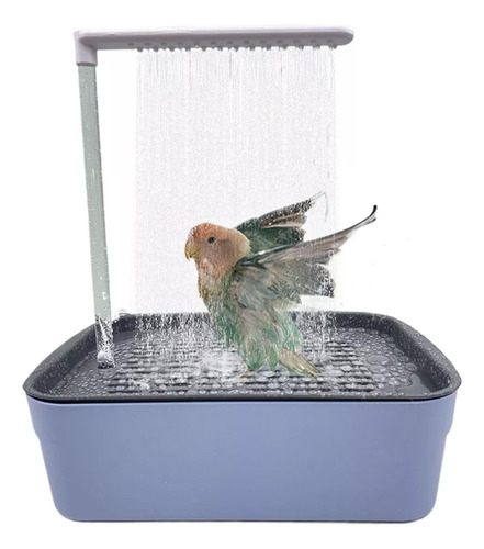 T Bañera Automática Para Pájaros - Baño Con Ducha Pájaros