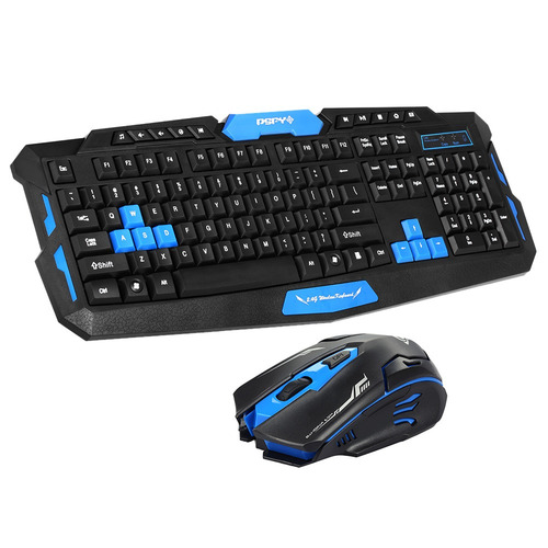Imagem 4 de 6 de Dsfy 2.4ghz Wireless Gaming Keyboard Mouse Combo 19 Keys