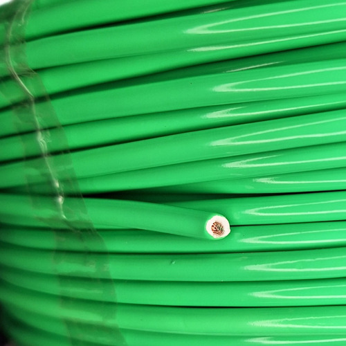 Fio Eletrico Flexivel 2,5mm Rolo Com 25 Metros Cor da cobertura Verde
