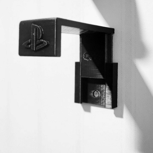 Soporte Pared Play Station 3 Ps3 Slim + 1 Control Base