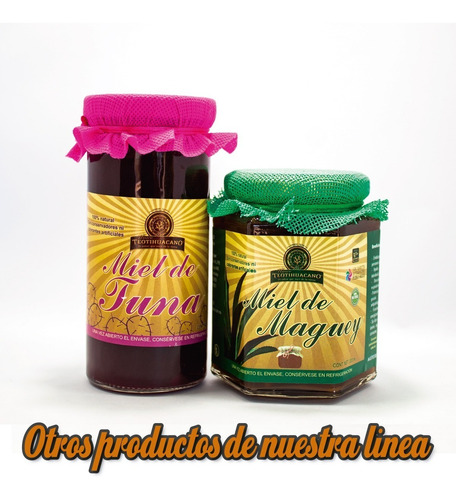 Imagen 3 de 3 de Miel Artesanal De Maguey 300ml
