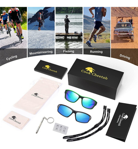 Lentes De Sol Polarizados Con Protección Uv400 P/hombre 2 Pz