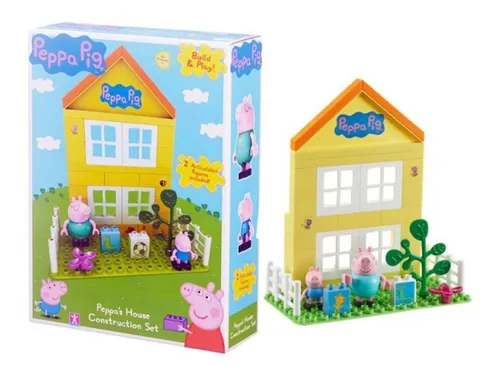 PEPPA PIG- CASA BLOQUES CONSTRUCCION