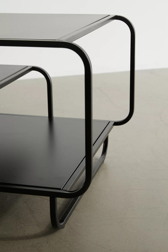 Mesa De Centro / Sala De Metal Boho Cassias - Moderna Negro