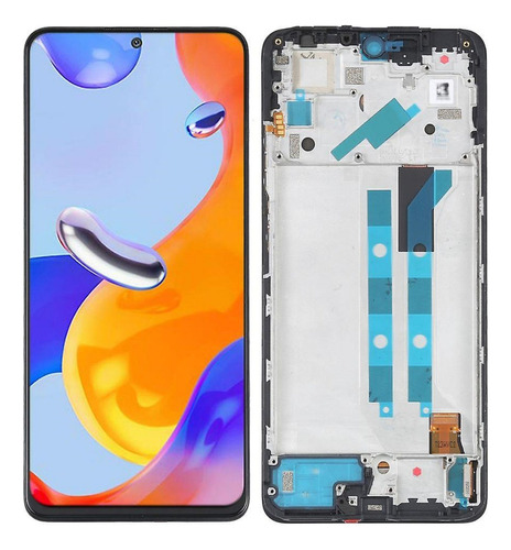 Tela Amoled Com Moldura Para Poco X4 Pro 5g 2201116pg