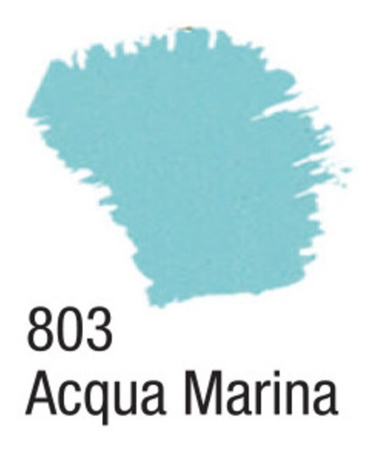 Tinta Acrílica Fosca Nature Colors 60ml Acrilex Cor Acqua Marina