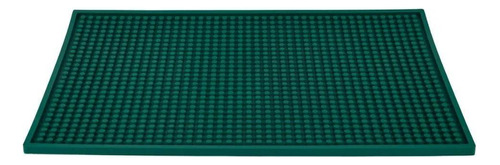 Bar Mat 45 X 30 Verde Porta Copos Escorredor