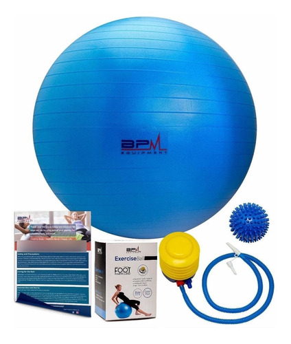 Bpm Premium Pelota Ejercicio Bomba Bola Masaje Guia Yoga