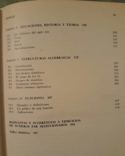 Par De Libros De Álgebra Intermedia Y Moderna (Usado)