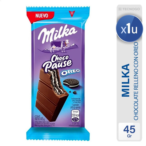 Oblea Milka Choco Pause Oreo Chocolate - Mejor Precio