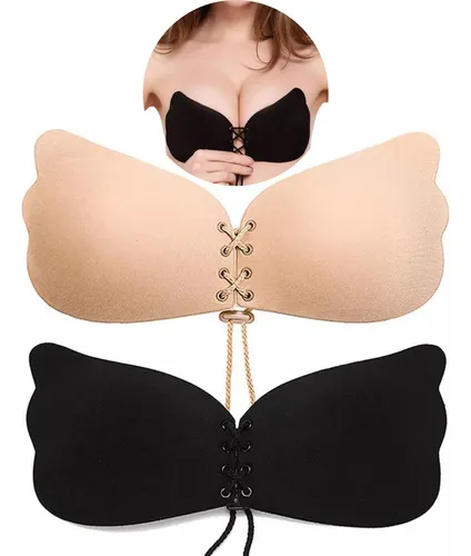 comprar Tazas Corpiños De Tela Y Silicona Adhesivo Ajustable Push Up