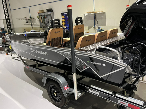 Lancha Fluvimar Cherokee 180 Especial + Motor De Popa Mercur
