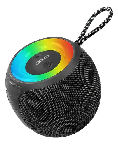 Parlante Bluetooth 5.3 Portátil 5w Okop Kp-555 Led Rgb 6 Hrs | Cuotas sin interés