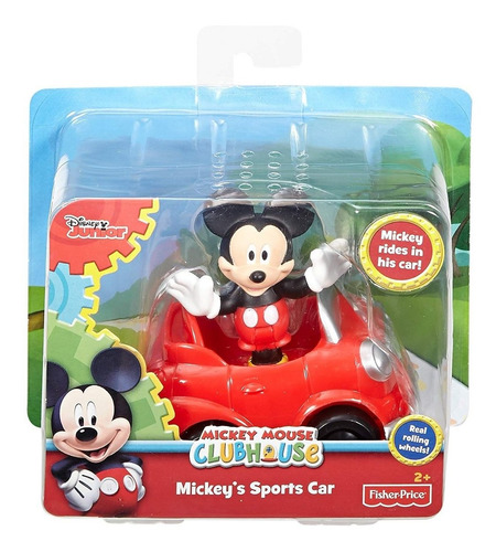 Fisher-price Disney Mickey Mouse, Coche Deportivo De Mickey