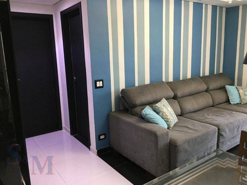 Imagem 23 de 29 de Lindo Apartamento Com 2 Dormitórios À Venda, 52 M² Por R$ 349.000 - Vila Homero Thon - Santo André/sp - Ap1333